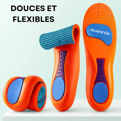 Paire de semelles ergonomiques