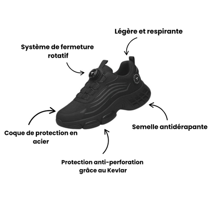 Gravitek StreetSafe S3 Pro - La sécurité qui se porte comme une sneaker